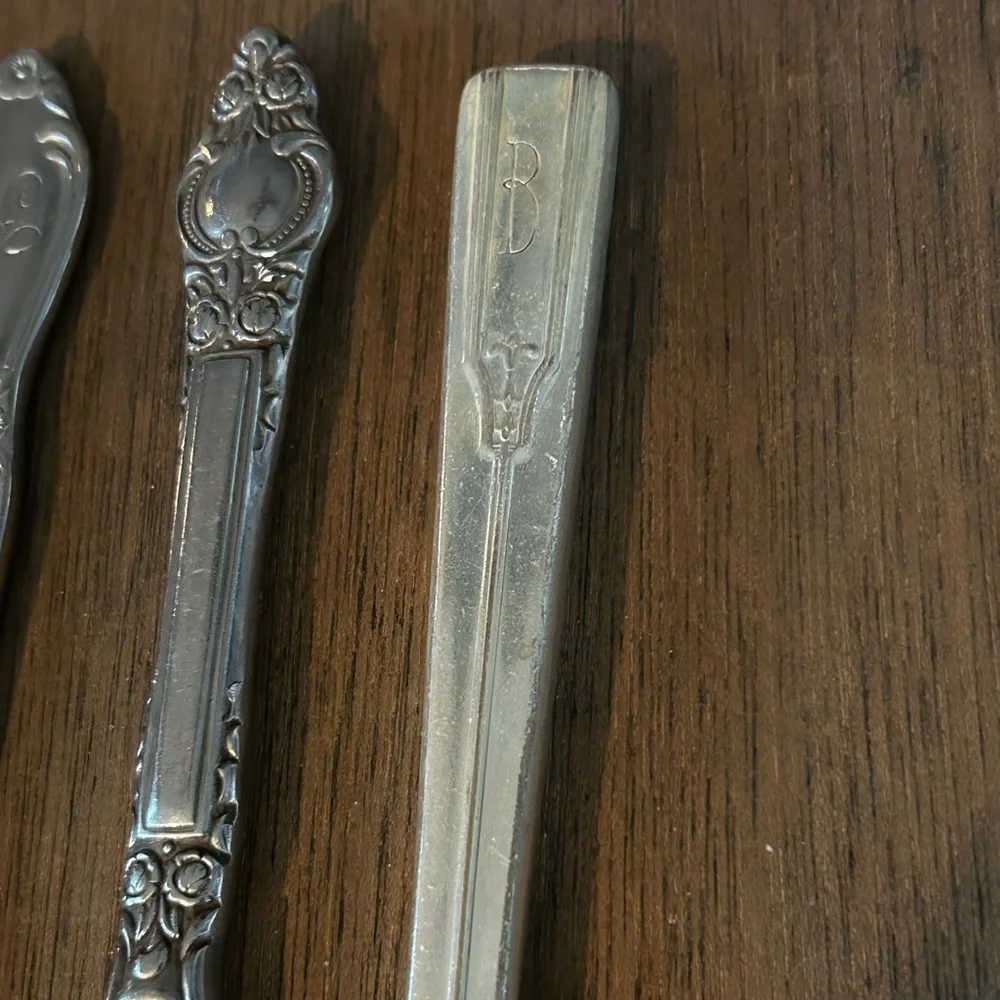 Vintage Silver-Plate Knives